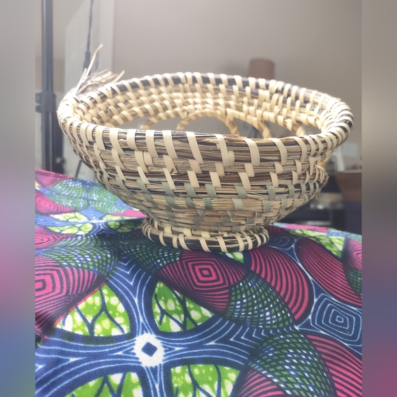 Accents Authentic Gullah Geechee Made Sweetgrass Basket Poshmark